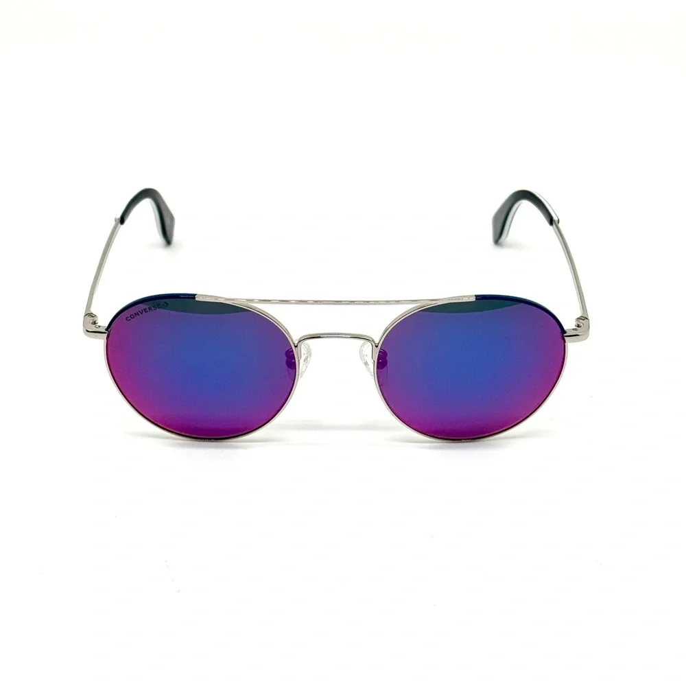 Converse Sunglasses Round Gradient Lenses Unisex Aviators Double Bridge SCO057Q